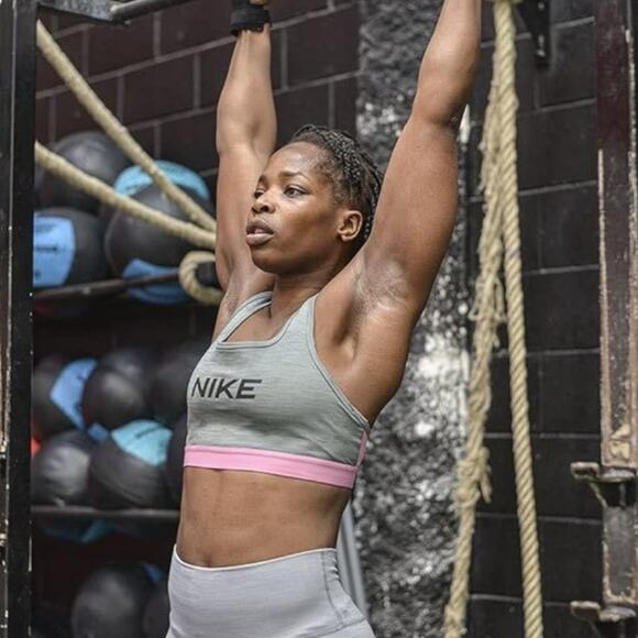 Nike Leggings Women's Size Medium Yoga 7/8 Gray CU5360-073 - Picture 8 of 8